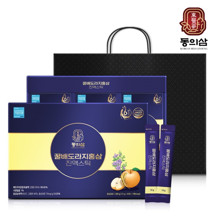 Honey pear balloon flower red ginseng Extract stick 30 bags